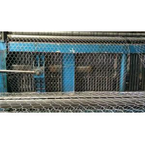 China 4.3m width 80*100 full automatic gabion  box making machine/hexagonal wire mesh machine on sale