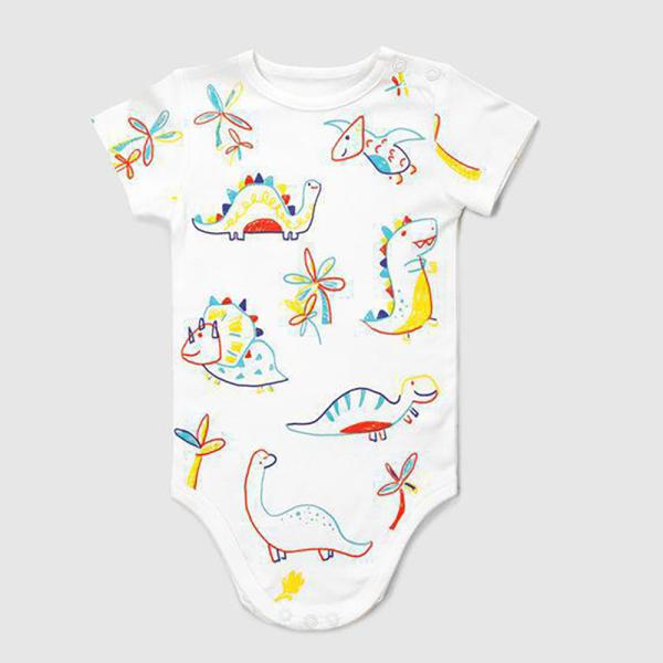 2023 Infant Toddler Clothes Custom Short Sleeve Baby Summer Rompers Baby Rompers
