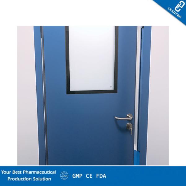Antimicrobial Coating Pharmaceutical Clean Room Door Seamless And Adjustable