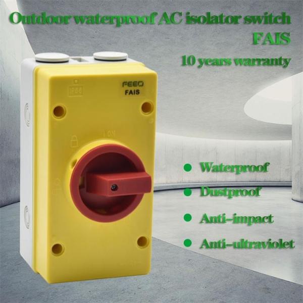 anti impact High Voltage 63A Battery Isolator Switch