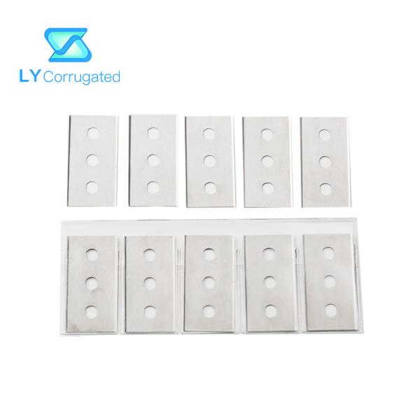 100% High-Density Tungsten Carbide Three Holes Knife Carbide Bopp Film Cutting Blade