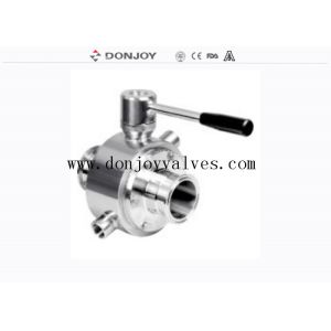 Quality Heat Jacket DN125 SS316L Manual Sanitary Ball Valve/ Donjoy valves for sale
