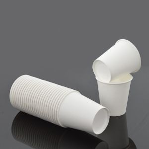 Coffee 100 Biodegradable 6 Oz Paper Cups With Lids