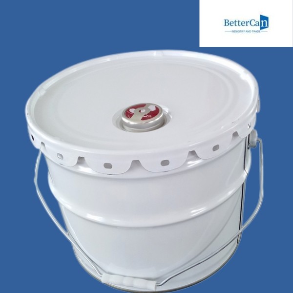 Lightweight Metal Paint Pail 5 Gallon Stainless Steel Bucket With Lid
