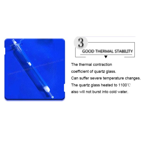 Filter UV Quartz Glass Tube 100mm-2500mm Length SIO2>99.99% Material