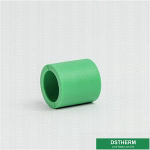China 20mm Green Plastic Pipe Fitting Ppr Equal Coupling For House With OEM ODM on sale