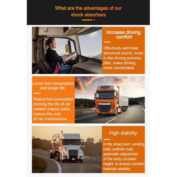 DAF Cabin Truck Suspension Parts Shock Absorber 1387327 Vibration Reduction