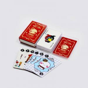 China OEM Cartoon Playing Cards Likable Style Poker Cards With Plastic Box on sale