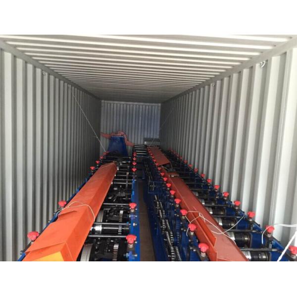 Standing Beam Roof Panel Roll Forming Machine 4 - 8m / min 16 Stations