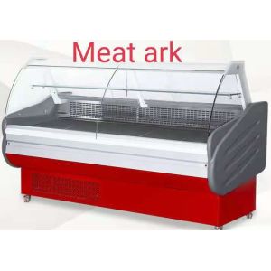 China Air Cooling Sliding Butcher Meat Freezer 2 Doors on sale