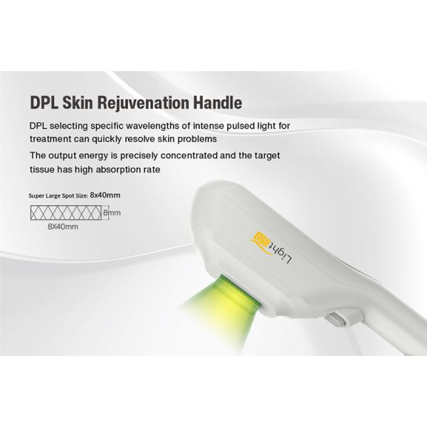 New CE approval DPL Skin Rejuvenation Single Handle 2000W with British Lamp