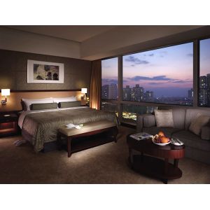 Quality Custom Rosewood Veneer Modern Bedroom Furniture / 5 Star Hotel Furniture for sale
