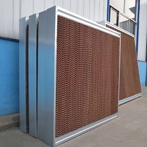 China 7090 Brown PVC Evaporative Cooling Pad Systems on sale