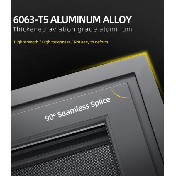 Modern Design Hot Selling Manufacturer Thermal Aluminum Casement Windows Double Glazed Tempered Glass Aluminium Awning Window