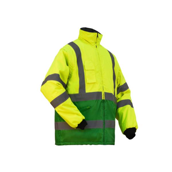 Stand Up Collar Safety Work Clothes Protective Jacket For Winter Dust Proof