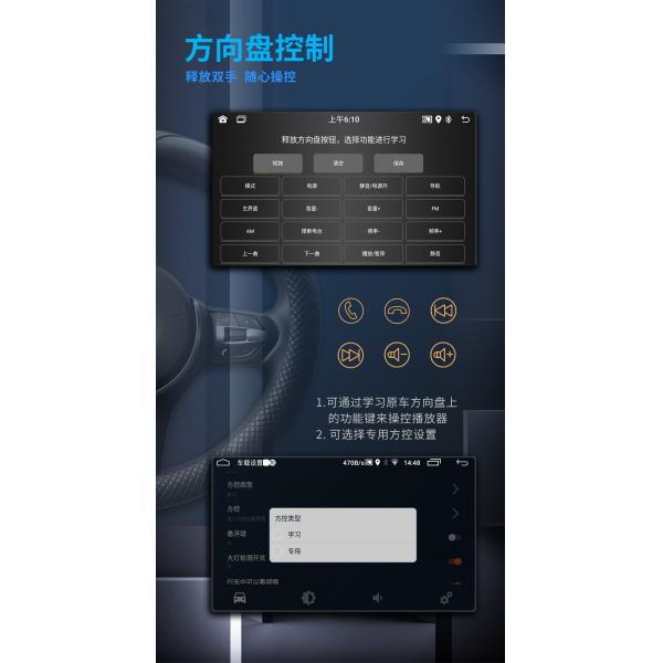 Creatall New 9-Inch for Volkswagen Car Head Unit for Bluetooth MP5 Player Android System GPS Navigation CarPlay Integrated