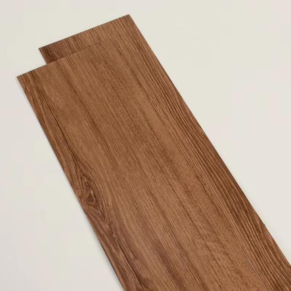 Retro Wood Grain PVC Floor Stickers Self-Adhesive Vinyl Flooring with 1.5mm Thickness and 152.4*914.4mm Size