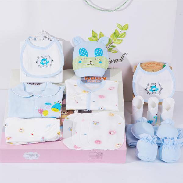 Golden supplier 100% cotton baby clothings gift clothes box newborn new born baby gift set
