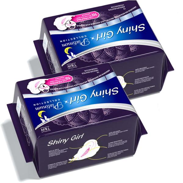 Disposable Cotton Ultra Thin Pads Sanitary Napkin Feminine Fabric Menstrual Pads