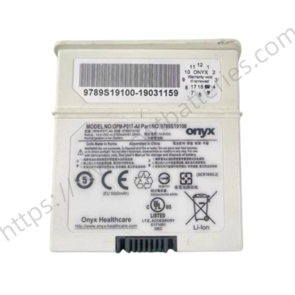 Onyx Healthcare Rechargeable Li-ion Battery 10.8V 5700mAh 61.56Wh for Medical Equipment with Long Lifespan and 3-5 Days Delivery