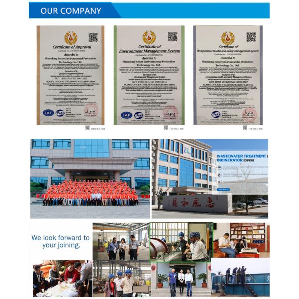 Membrane Separation Technology 3000KG Poultry Chicken Slaughter Sewage Treatment Plant