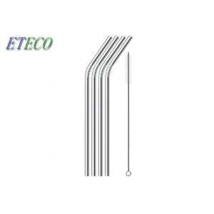 Food Grade Reusable Stainless Steel Drinking Straws Attractive Packing