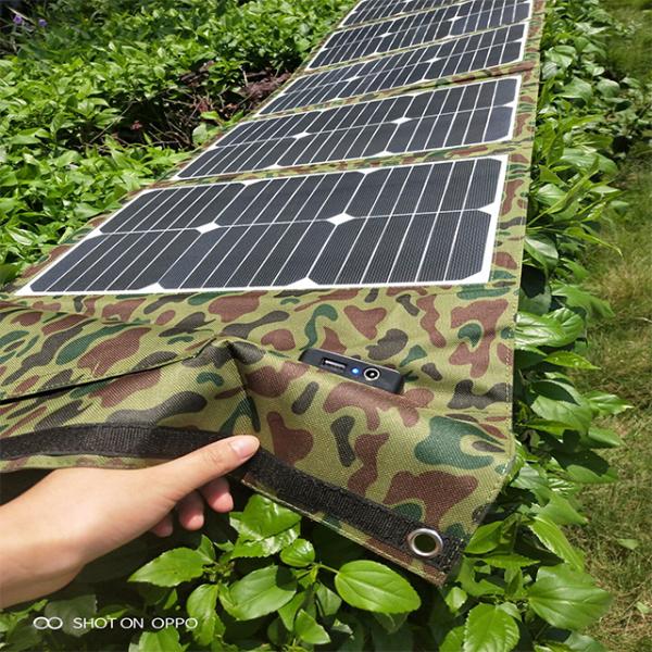Portable Foldable Solar Panel 120w 100w Folding Solar Panel For Outdoor Hiking