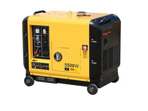 Quality AC General Diesel Generator Set 380V 5KW Single Phase With 4 Stroke Air Cooled Engine for sale