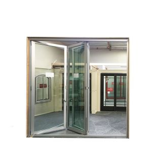 China 180KG 1.6mm Aluminium Bifold Doors For Building on sale
