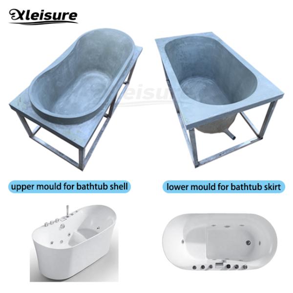 mould for Freestanding Bathtub stand-alone Whirlpool Tub Oval Acrylic Bathtub mold soaking tub mould