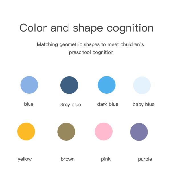 Early Learning Shape Cognition Wooden Puzzle Preschool Educational Toys Children Sensory Educational Toy