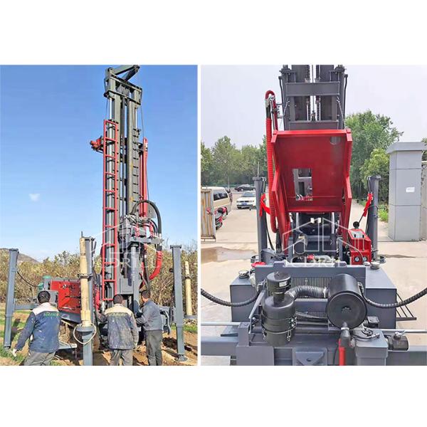400m Depth Yuchai Engine Crawler Water Well Drilling Rig CWD400