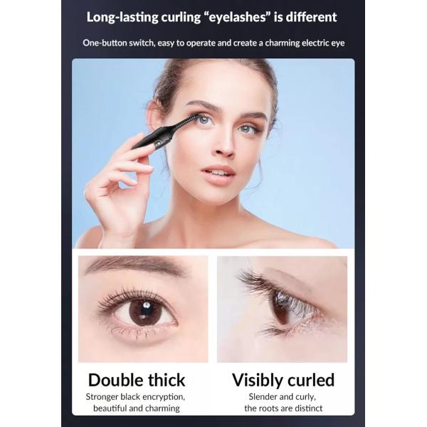 Fast Electric Eyelash Beauty Makeup Rechargeable Heating Beauty Equipment Handle Heater Eyelash Curler