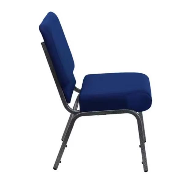 Church chair angled view