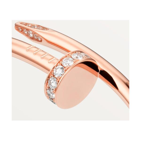 0.59ct 18K Solid Gold Jewellery Rose Gold Bangle 3.5mm wideth ODM