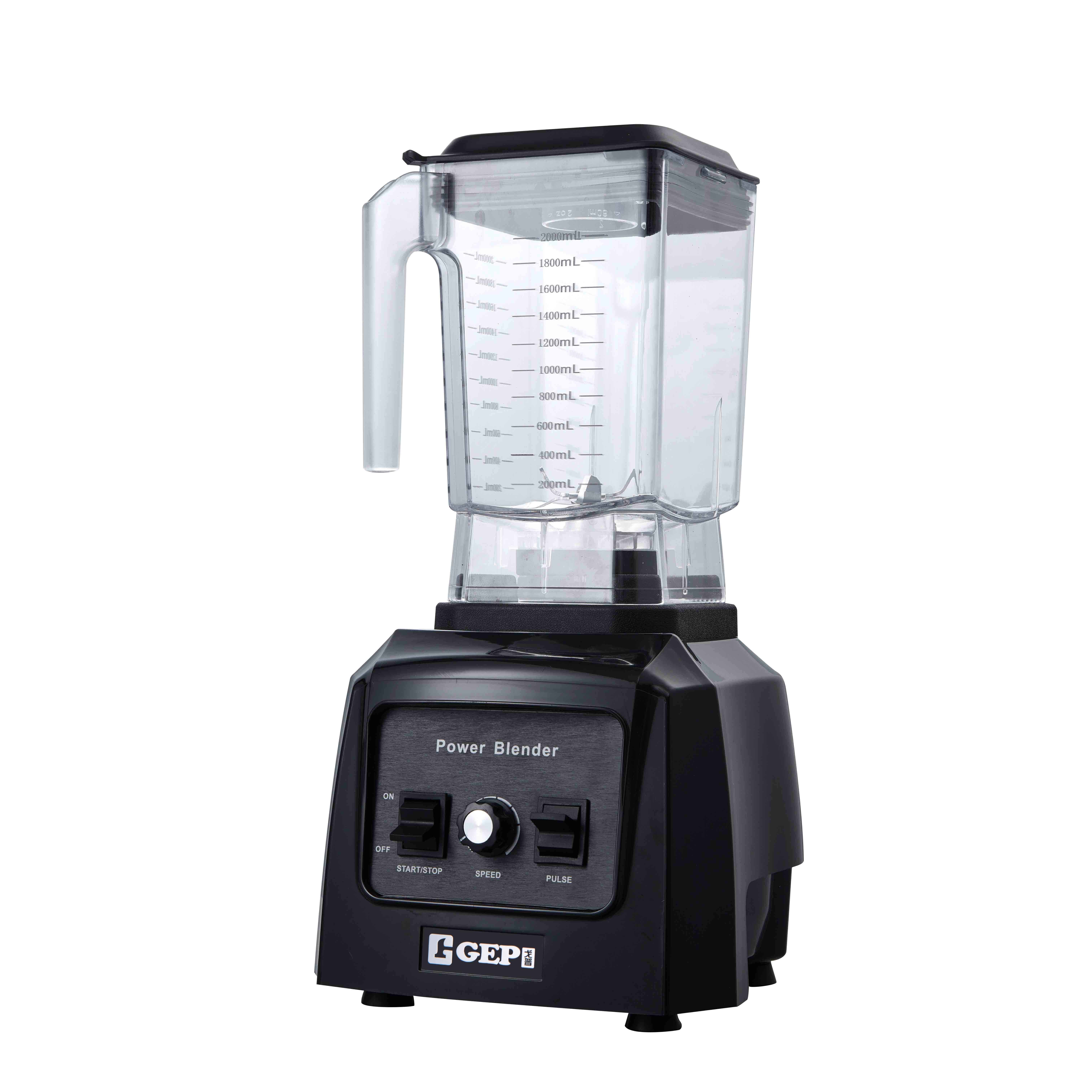 1300W Electric Smoothie Blender with Variable Speed and Ice Crushing Functionali