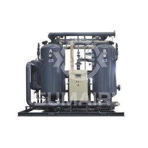 Quality Air Compressor Heated Desiccant Air Dryer Twin Tower Screwing Centrifugal 80m3/Min for sale