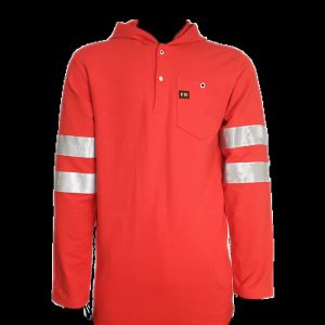 China Red NFPA2112 Certified Flame Resistant Workwear With FR Fabrics on sale