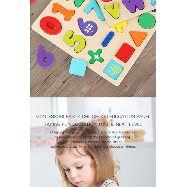Wooden Puzzle Toys Montessori Educational Toy for Kids Learning 2024 Children Baby Kindergarten Toys Learning Resources