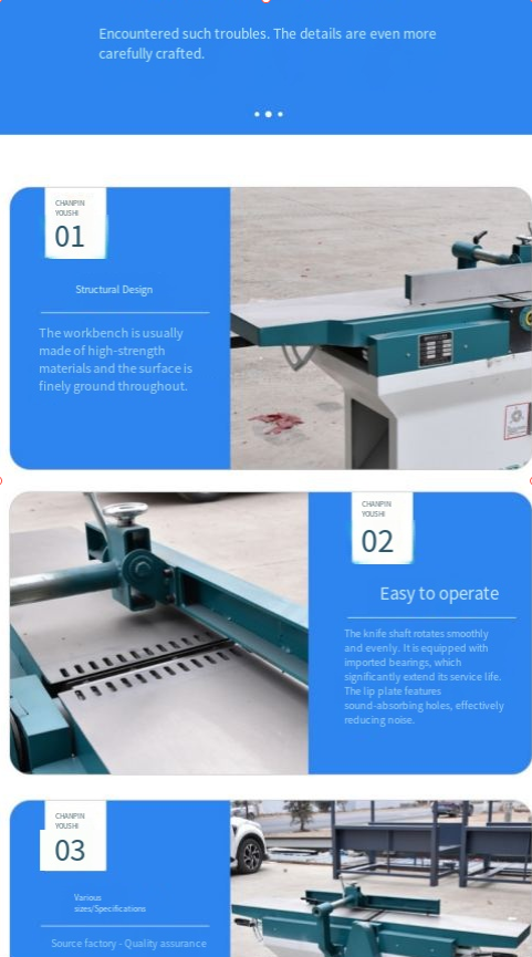 Woodworking Planer Table Heavy Duty Bevel Planer Spiral Planer