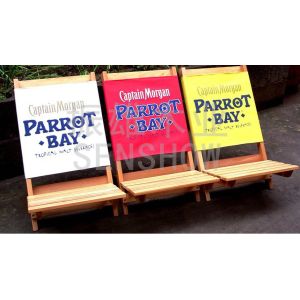 China China LFurniture Outdoor Wooden Fishing Chair with Facrics-1 on sale