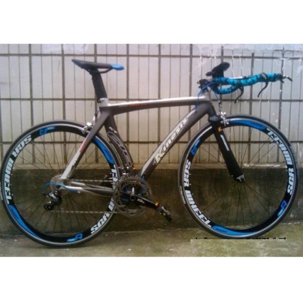 700C Time Trial Bike Frame , Aero Bike Frame Not - Integrated Style