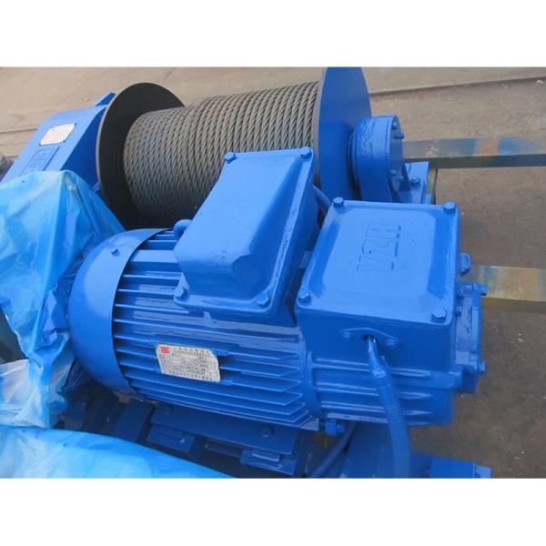 High Speed 10 Ton Electric Wire Rope Winch For Construction Q235B
