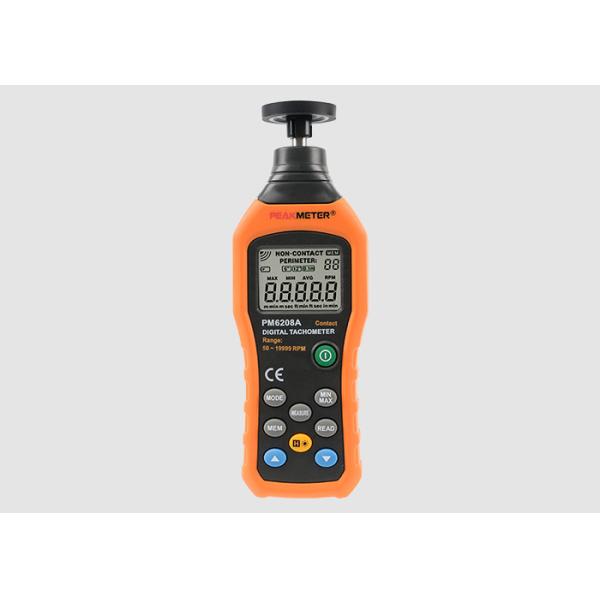 High Safety Environmental Meter Hand Held Non Contact Tachometer Stable
