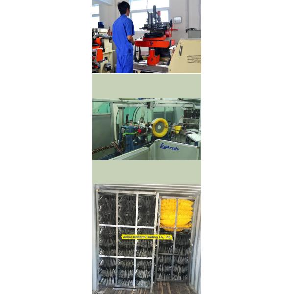 PP Nylon Steel Wire Road Sweeper Brush Dulevo 5000 Street Round Roller Main Side