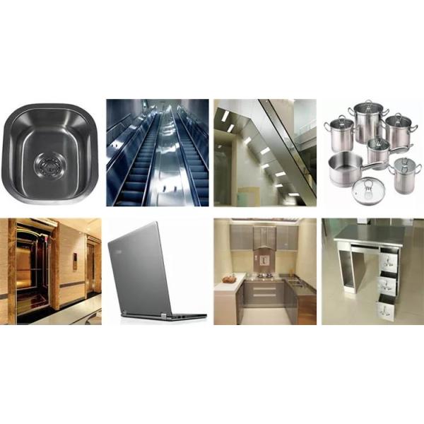 Cold Rolled 201 Stainless Steel Plate BA Decorative 0.2mm 304 409 410 904L