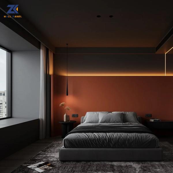 Moisture Resistance Bamboo Charcoal Wall Board Wood Veneer Panel OEM ODM