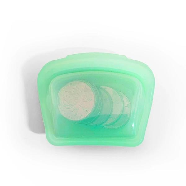 Small Reusable Silicone Food Storage Bag – BPA-Free, Leakproof, Dishwasher Safe, Microwave & Freezer Friendly – Perfect For Snacks, Baby Food, Travel,