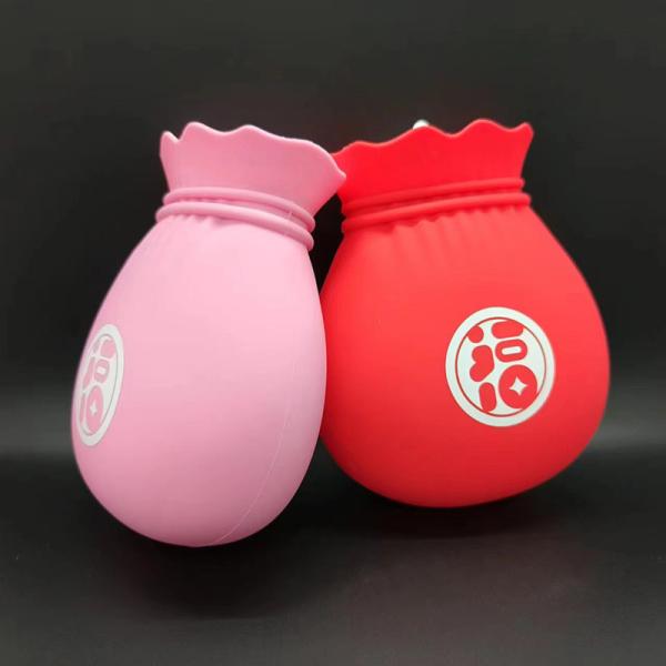 Mini Hot Water Bottle With Knitted Cover Silicone Hot Water Bag For Stomach Pain Relief Menstrual Cramps