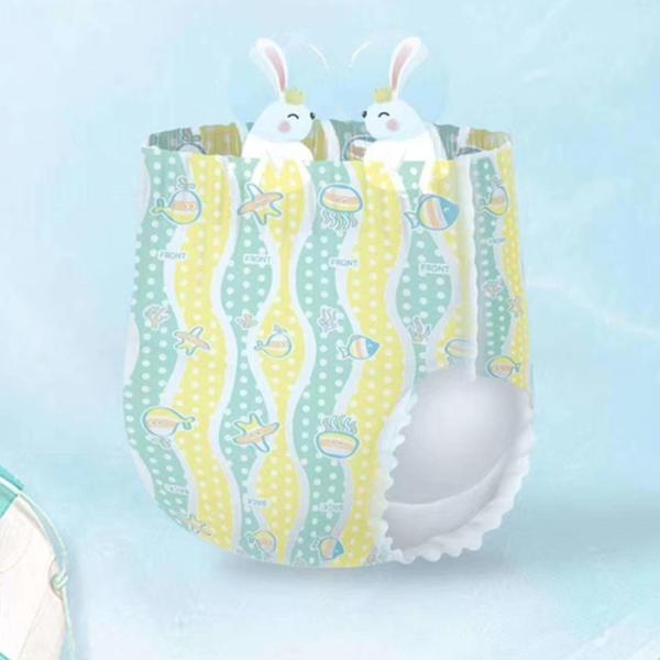Color Printed 35lbs Disposable Swim Diapers 3D Leak Guard Fluff Pulp